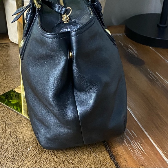 Coach Soho Buckle Satchel Black with Gold Hardware - Picture 11 of 15